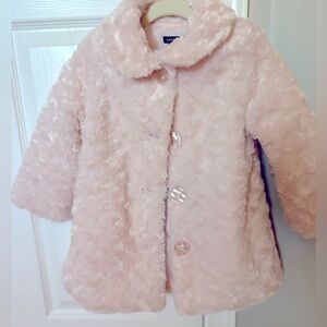 Furry Jacket/Coat by CK Jeans, size3T+